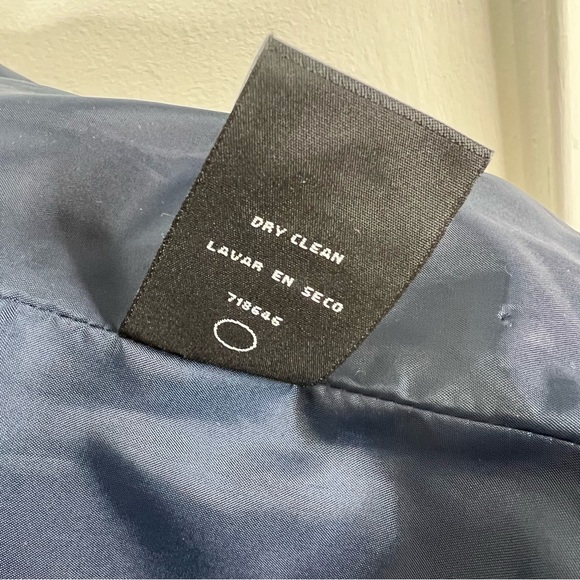 Rafaella | Petite Blue and White Tweed Blazer Jacket Coat - Picture 9 of 9